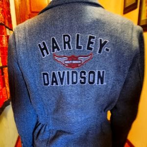 Harley-Davidson Women's Peacoat Dress Wool Jacket